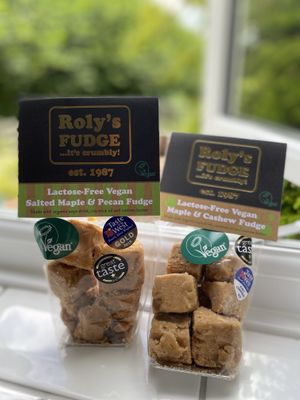 Vegan fudge  at Roly's Fudge Pantry in Exeter