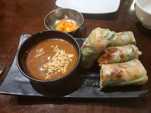 Spring Rolls at Bo De Tinh Tam Chay - Beach Blvd in Westminster
