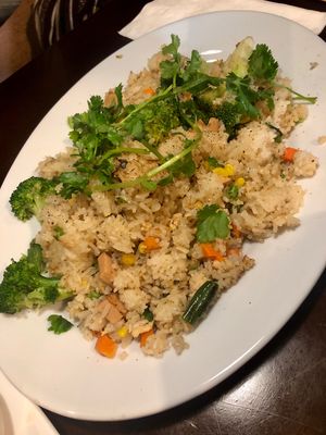 Combination fried rice at Bo De Tinh Tam Chay - Beach Blvd in Westminster