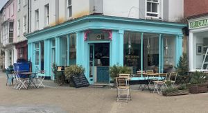 On the square  at The Cheeky Bean in Shepton Mallet