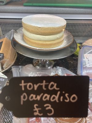 Torta paradiso at Black Rabbit in Edinburgh