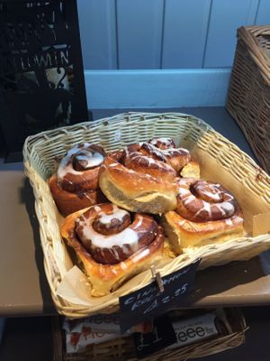 cinamon rolls at Black Rabbit in Edinburgh