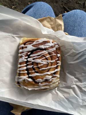 Cinnamon Roll at Black Rabbit in Edinburgh