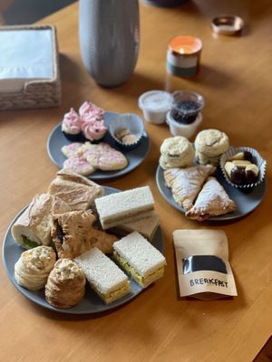 Afternoon tea for two   at Black Rabbit in Edinburgh