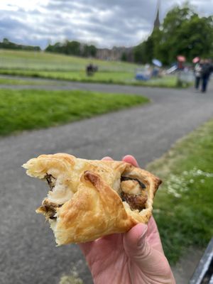 Courgette & goat cheese - it was so good I almost forgot to take a picture !  at Black Rabbit in Edinburgh