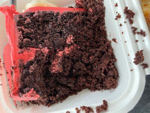 Black Forest cake  at Black Rabbit in Edinburgh