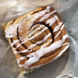 Cinnamon roll   at Black Rabbit in Edinburgh