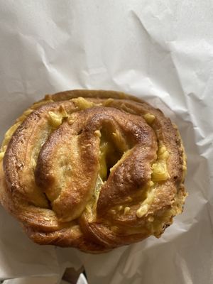 Cheese cruffin   at Black Rabbit in Edinburgh
