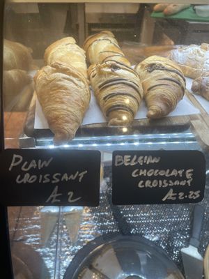 Freshly baked croissants everyday   at Black Rabbit in Edinburgh