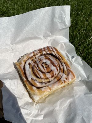 Cinnamon roll   at Black Rabbit in Edinburgh