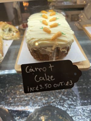 Carrot cake   at Black Rabbit in Edinburgh