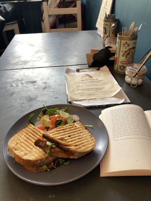 Toasted sourdough sandwich 😋  at Black Rabbit in Edinburgh