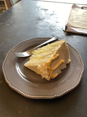 Lemon tarte 😍  at Black Rabbit in Edinburgh