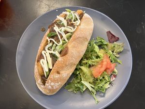 Katsu baguette (special)  at Black Rabbit in Edinburgh