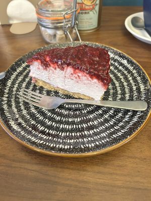 Berry cheesecake   at Black Rabbit in Edinburgh