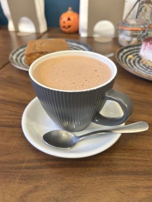 Hot chocolate   at Black Rabbit in Edinburgh