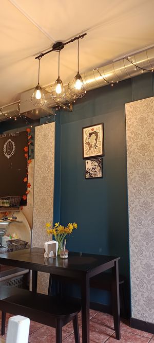 A corner at Black Rabbit in Edinburgh