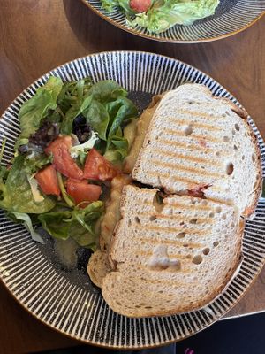 Eggplant parm sandwich, so good  at Black Rabbit in Edinburgh