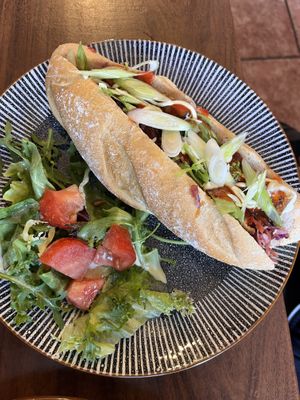 Tofu teriyaki sandwich special   at Black Rabbit in Edinburgh