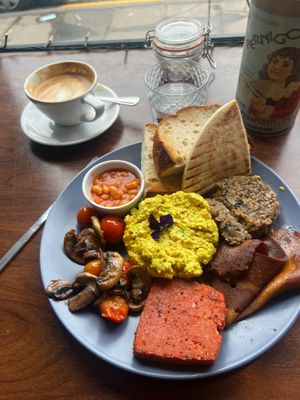 Full breakfast at Black Rabbit in Edinburgh