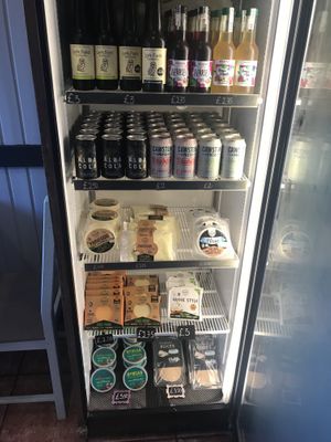 Fancy drinks and cheese  at Black Rabbit in Edinburgh