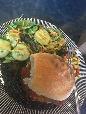 Egg&bakon roll 🖤 at Black Rabbit in Edinburgh