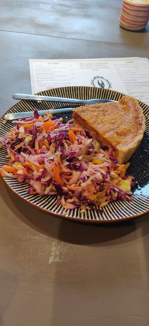 Quiche at Black Rabbit in Edinburgh