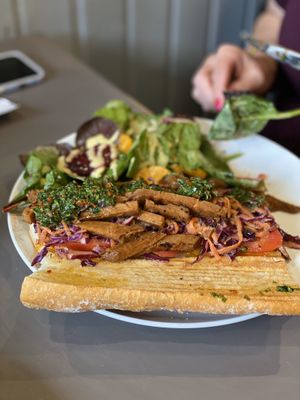 Today’s special was Steak Baguette (vegan of course)  at Black Rabbit in Edinburgh