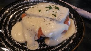 Tofu royal at Black Rabbit in Edinburgh