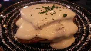 Tofu benedict   at Black Rabbit in Edinburgh