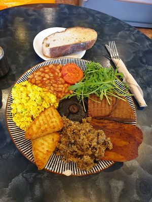 Full breakfast (special of the day) at Black Rabbit in Edinburgh