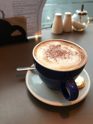 Cappuccino  at Black Rabbit in Edinburgh