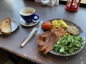 Wee breakfast  at Black Rabbit in Edinburgh