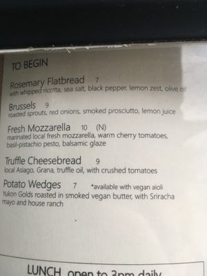 Has vegan butter at OVN in Bellingham