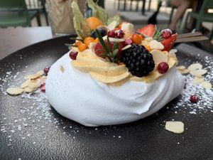 Vegan pavlova  at Kivi Paber Käärid in Tallinn