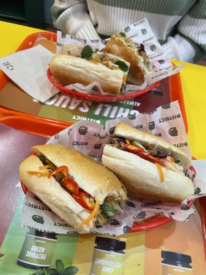 No-Meat Bánh Mì  at District Vietnamese Streetfood in Frankfurt