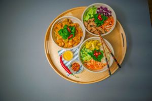 Rice & Curry Bowls at District Vietnamese Streetfood in Frankfurt