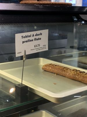 clear signage at Greek Artisan Pastries in Edinburgh