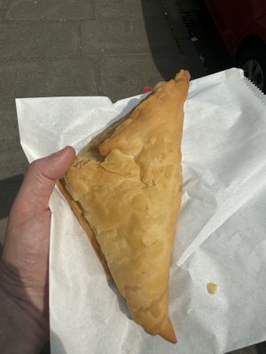 Mushroom and pepperrs  at Greek Artisan Pastries in Edinburgh