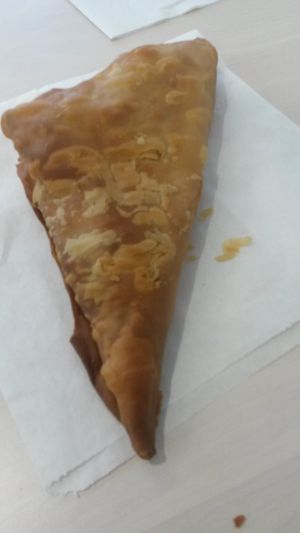 Mushroom tarragon pastry at Greek Artisan Pastries in Edinburgh