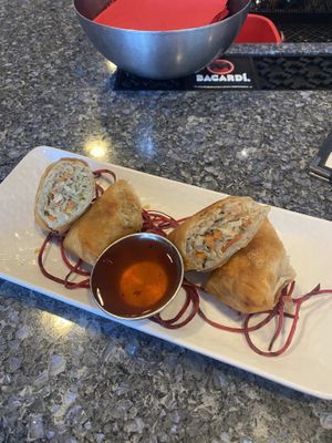 egg rolls  at Aloy Modern Thai in Denver