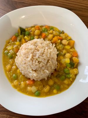 Chickpea curry. at Healthy Hearts in Melbourne