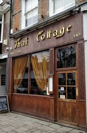 Outside view at Thai Cottage in Berkhamsted