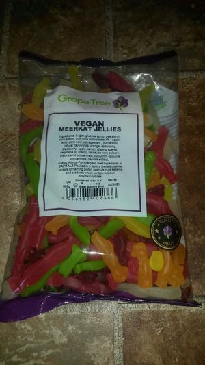 Vegan jellies at Grape Tree in Hexham