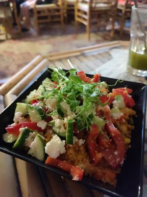 Vegetarian Couscous at Dobrá Cajovna in Kutna Hora