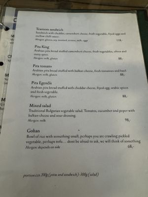 Menu - April 2025  at Dobrá Cajovna in Kutna Hora