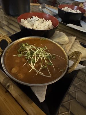 Chick pea curry 🍛   at Dobrá Cajovna in Kutna Hora