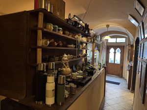 Inside the tea house   at Dobrá Cajovna in Kutna Hora