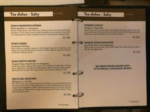 A look at the menu 💗 at Dobrá Cajovna in Kutna Hora