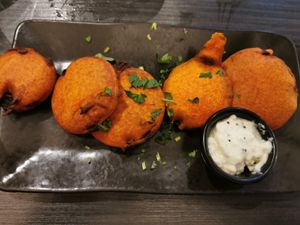 Onion Bhaji at Mint Dosa in Southampton